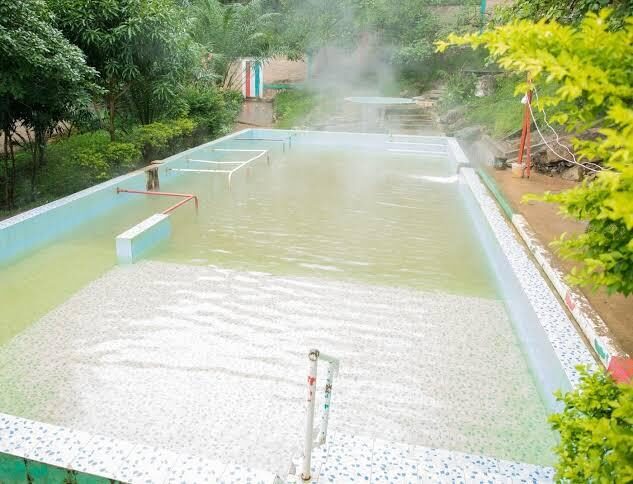 The Mugara hot springs